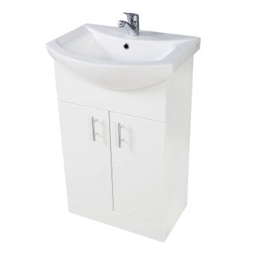 Scudo Lanza 550mm Basin Unit Gloss White