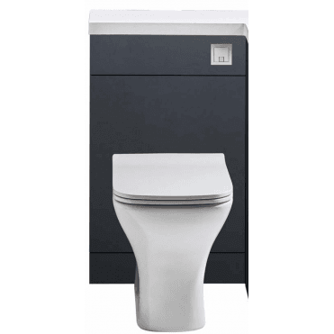 Scudo Lili L Shape WC Unit 1100mm Matt Grey
