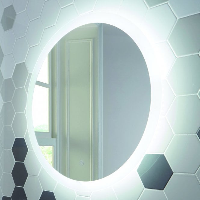 Scudo  Lunar LED Mirror W/Demister Pad 800mm Dia
