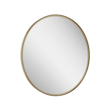 Scudo Macie 600 LED Round Mirror Brushed Brass