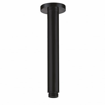 Scudo Round Ceiling Mounted Wall Arm Matt Black