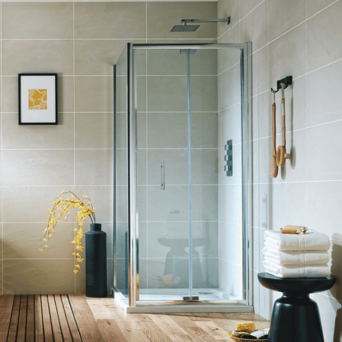 Scudo  S6 Bifold Semi Frameless Door 760mm
