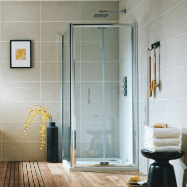 Scudo S6 Bifold Semi Frameless Door 800mm