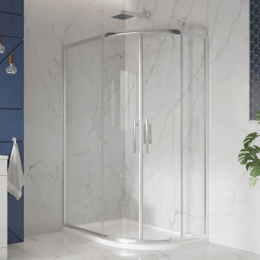 Scudo S8 Offset Double Door Quadrant 1000 x 800 mm