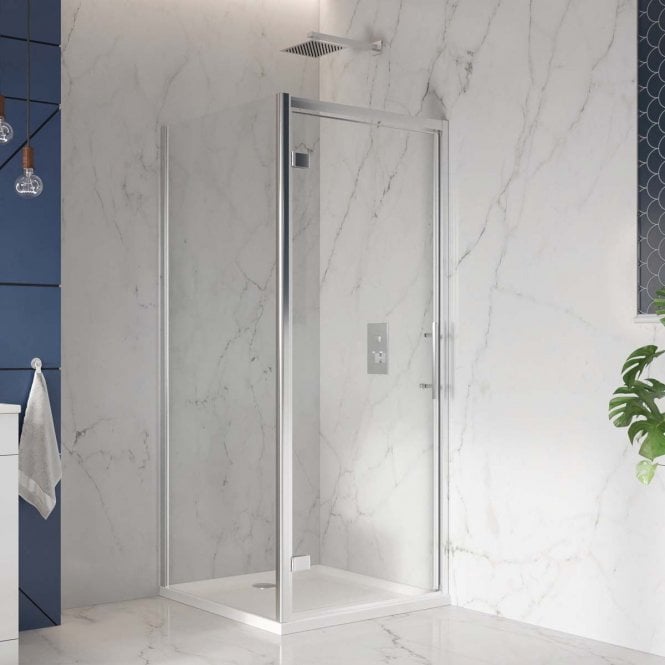 Scudo  Series 8 Hinged Shower Door 700mm