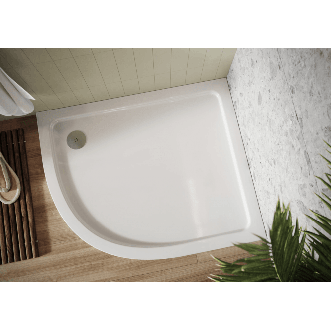 Scudo  Shires 1200x800mm Offset Quadrant LH 30mm Shower Tray White