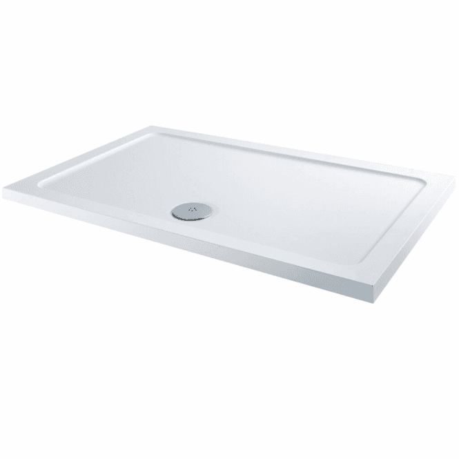 Scudo  Shires 1200x800mm Rectangular 30mm Shower Tray White