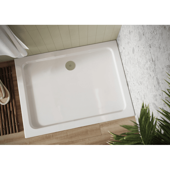 Scudo  Shires 900X800mm Rectangular 30mm Shower Tray White