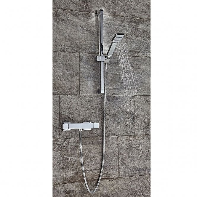 Scudo  Square Chrome Riser Rail Kit