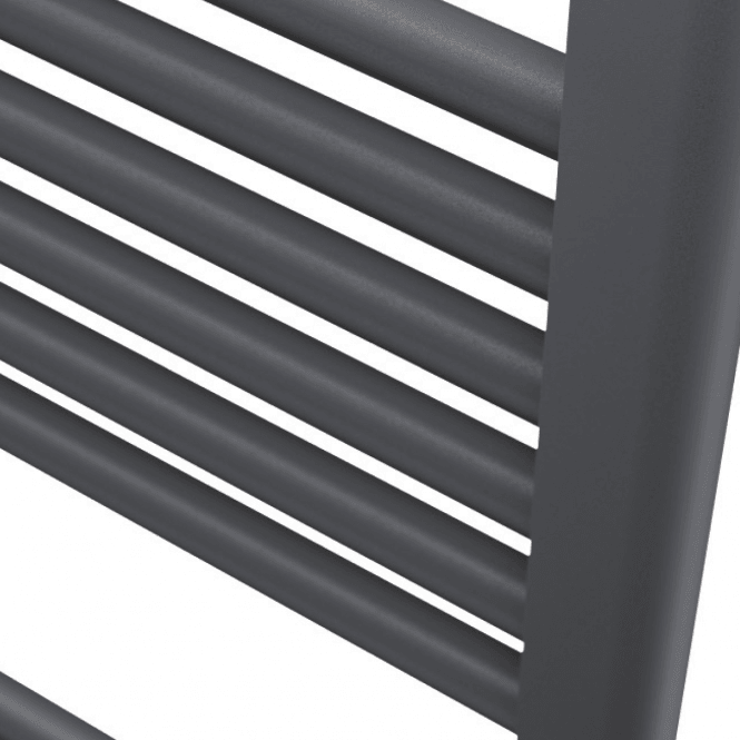 Scudo  Strive 22mm Straight Towel Rail 500mm x 1200mm Anthracite