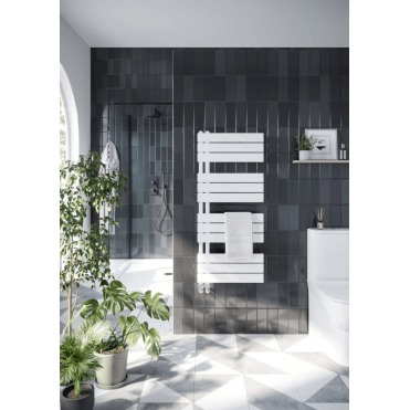 Scudo Thames Designer Towel Rail 1640 x 500 White