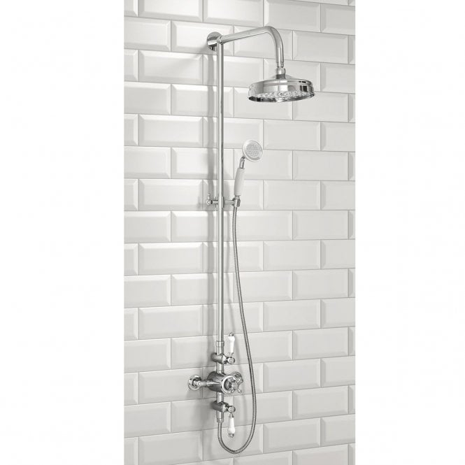 Scudo  Traditional Thermostatic Exposed Valve With Fixed Head And Handset