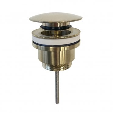 Scudo Universal Basin Waste, Brushed Brass