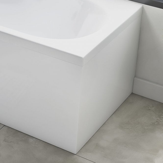 Scudo  White Gloss Waterproof End Panel 700mm