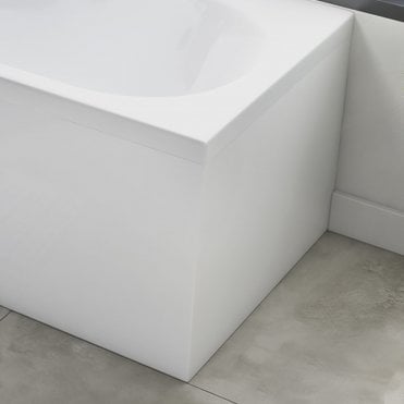 Scudo White Gloss Waterproof End Panel 700mm