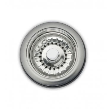 Shaws Of Darwen Shaws of Darwen UNBRANDED 90mm Belfast Sink Basket Strainer Polished Chrome FT2900056