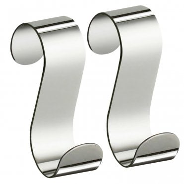 Smedbo Air Dry - Hooks, pair, Chromed Stainless Steel FK730