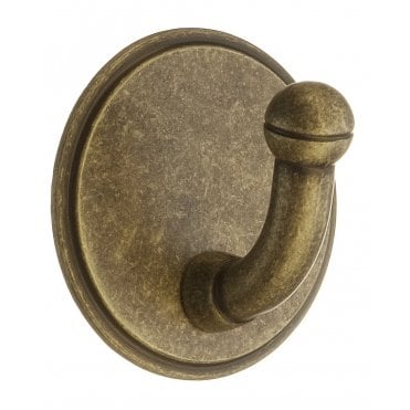 Smedbo Beslagsboden Antique Brass Single Hook BA1120