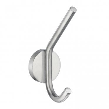 Smedbo Home Bath Robe Hook Brushed Chrome Hs358 HS358
