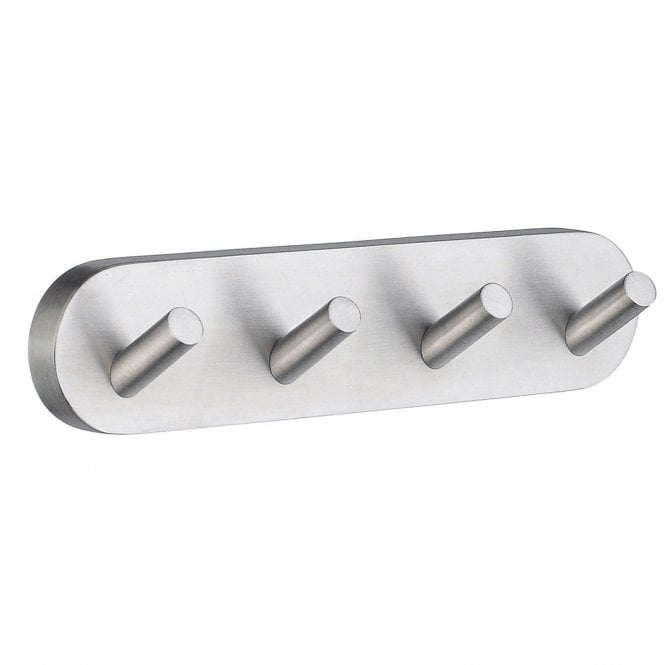 Smedbo  Home Quad Hook Hs359 Brushed Chrome HS359