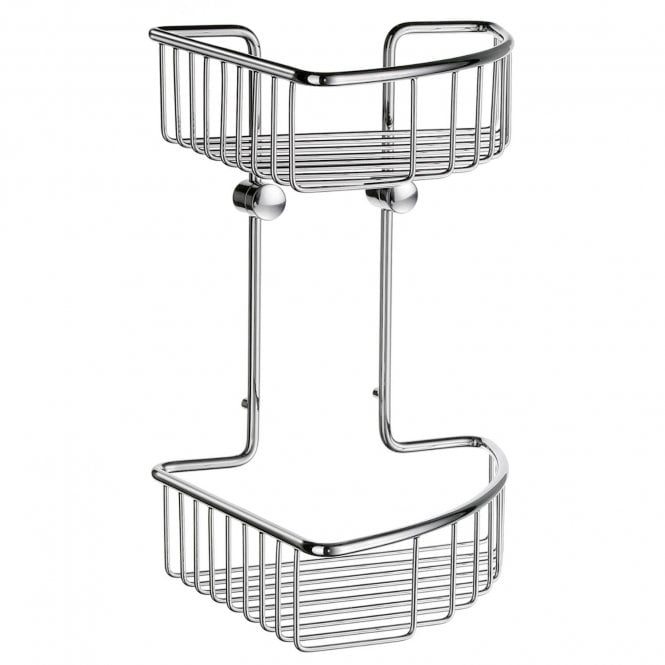 Smedbo  Sideline Basic corner soap basket double DK1022