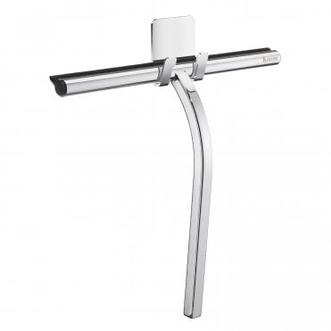 Smedbo Sideline Polished Chrome Bathroom Shower Squeegee & Hook, Dk2150 DK2150