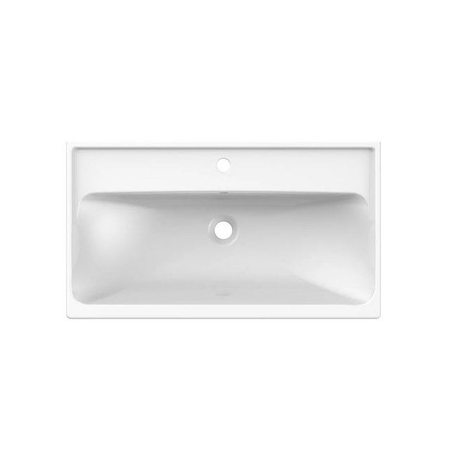 Tavistock  Acumen 800 Rimmed Ceramic Basin - White - DC12062