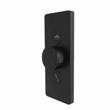 Tavistock Axiom Dual Function Push Button Shower Valve Black