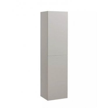 Tavistock Double Door Bathroom Storage Column - Gloss Light Grey - TACOLG