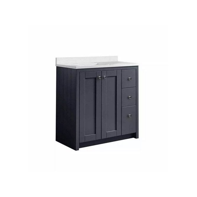 Tavistock  Lansdown 800 Underslung Vanity Unit - Dark Grey Matt - LAN800US.DGM