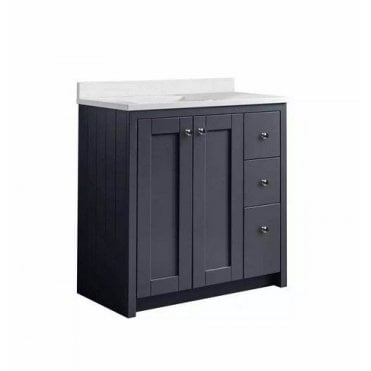 Tavistock Lansdown 800 Underslung Vanity Unit - Dark Grey Matt - LAN800US.DGM
