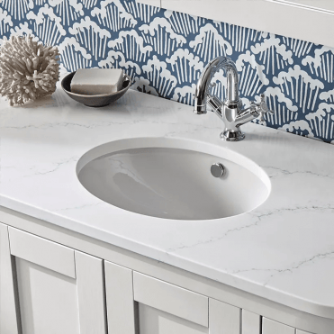 Lansdown Curved Oval Underslung Basin