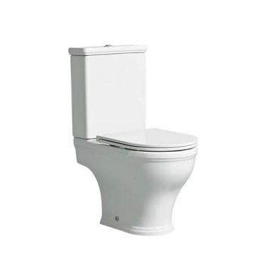 Tavistock Lansdown Short Projection Open Back Close Coupled WC with Seat and Cistern - DC14043 DC14036 DC14037