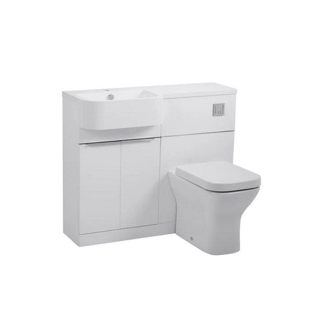 Tavistock  Match 1000 Furniture Unit Left - Gloss White - MATLW