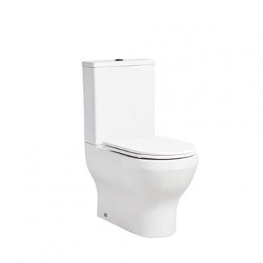 Tavistock Micra Evo Rimless Close Coupled Fully Enclosed Toilet With Wrap Over Seat
