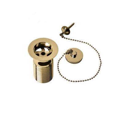 Tavistock Plug and Chain Waste - Brushed Brass - WASTE14