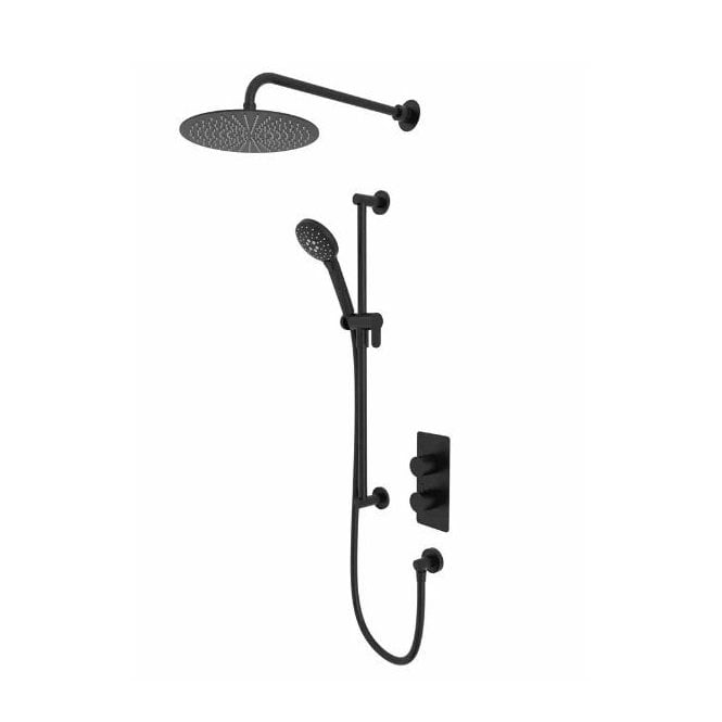 Tavistock  Quantum Dual Function Concealed Shower System Black SQT1612