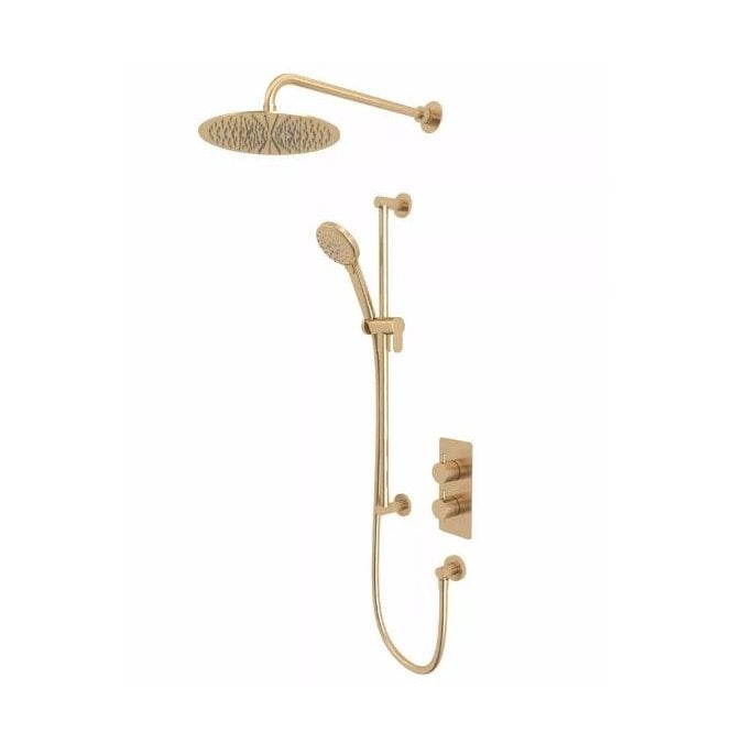 Tavistock  Quantum Dual Function Concealed Shower System Brushed Brass SQT1613