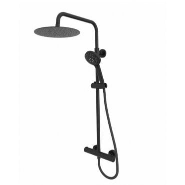 Tavistock Quantum Dual Function Exposed Bath Shower System Black SQT1512