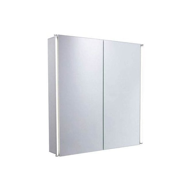 Tavistock  Sleek Double Door Mirror LED Cabinet (Aluminium) SL60AL