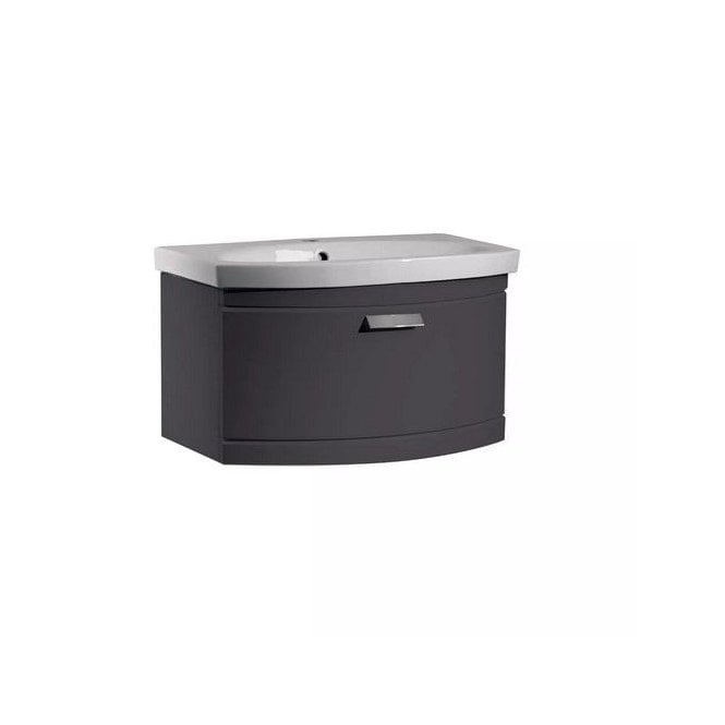 Tavistock  Tempo 650 Wall Mounted Unit - Dark Gloss Grey - TE650WDGG