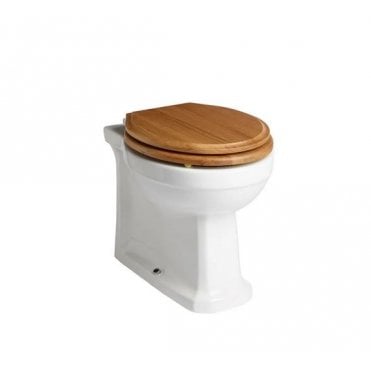 Tavistock Vitoria Back To Wall WC with White Seat - BTW850S TS850WS