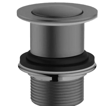 Gunmetal Click Clack Basin Waste 1 1/4 in (32 mm) Unslotted