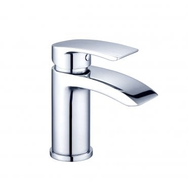 Holyhead Modern Round Basin Mixer Tap & Waste