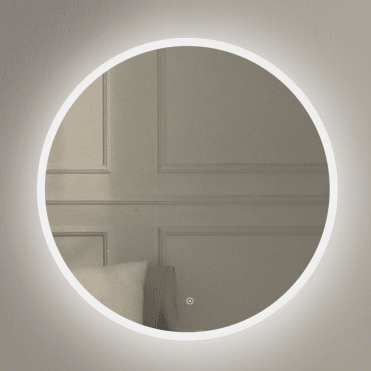 Tenby Lily Slimline LED Round Touch Mirror w. Demist & Colour Change - 600mm TIS3049