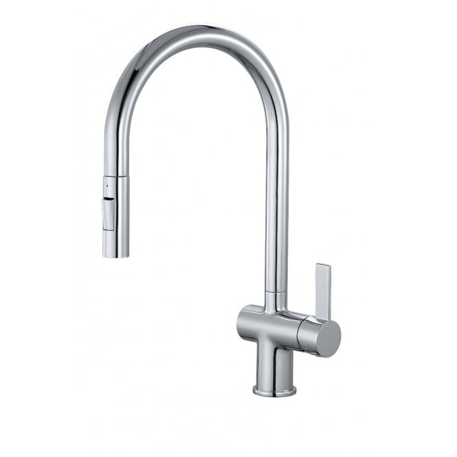 Tenby Mayhill Chrome Pull Out Kitchen Mixer Tap