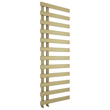 Tenby Milton Brushed Brass Offset Towel Radiator - 1564*500mm TIS2180