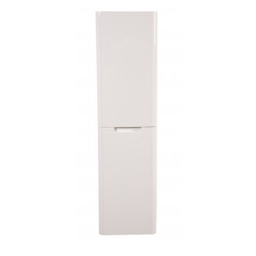 Tenby Monza 350mm Tall Boy White Gloss - Wall Hung TIS4232