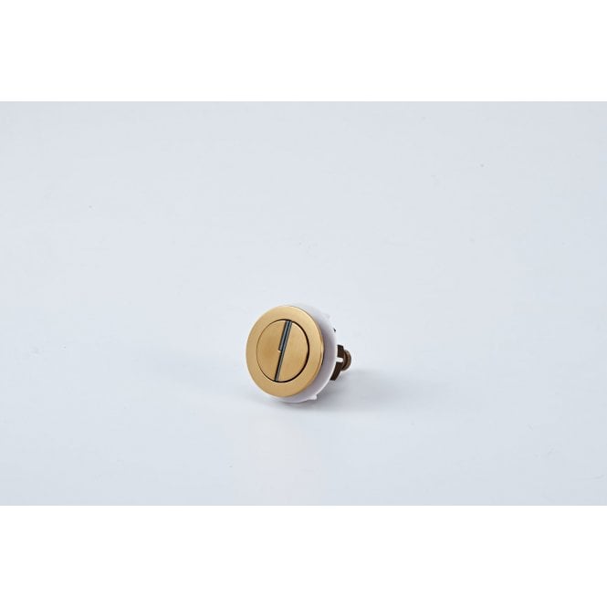Tenby  Round Push Button for 6201 - Brushed Brass TIS6217