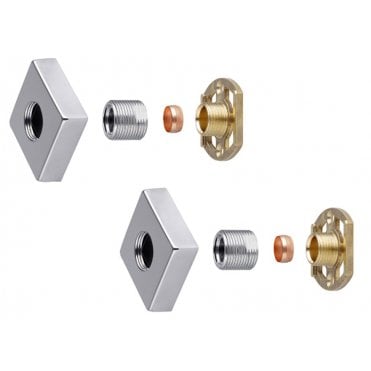 Tenby Square Easy-Fit Shower Kit TIS0036